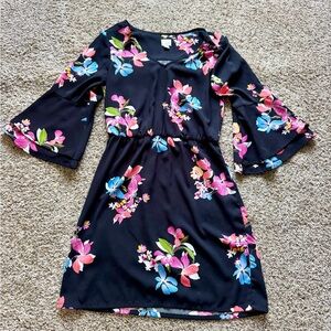 a new day navy floral dress